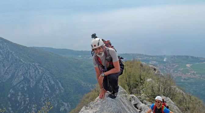 Monte Pizzocolo 1581 m, Cresta Est