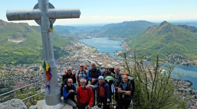 Ferrata degli Alpini al Corno Medale 1029 m e Crocione di San Martino