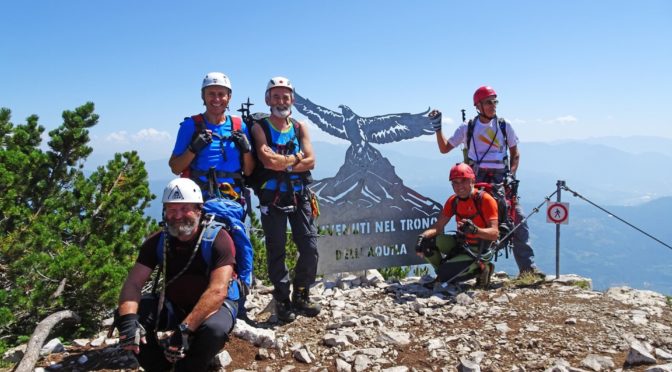 Ferrata delle Aquile e Paganella m 2125