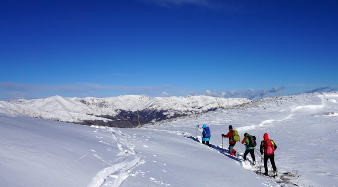 Guglielmo con la prima neve